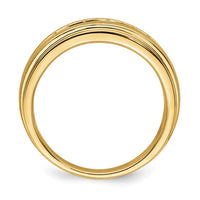 Thumbnail for 10-karat Lab Grown Diamond Ring RD: 2- .06, 1-.125 2- .0225 2-.1 Dia:LG