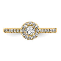 Thumbnail for 14-Karat Yellow Gold Lab Grown Diamond SI1/SI2, G H I, Complete Engagement Ring