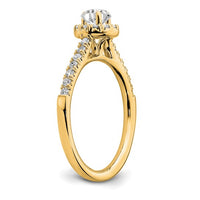 Thumbnail for 14-Karat Yellow Gold Lab Grown Diamond SI1/SI2, G H I, Complete Engagement Ring