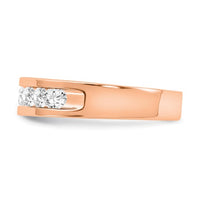 Thumbnail for 10-karat Gents 10-Stone Lab Grown Diamond SI+, H+, Channel Band