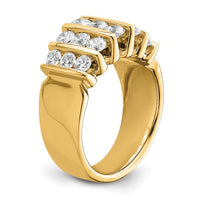 Thumbnail for 14-karat YG 1.5ctw SI1/SI2, G H I Lab Grown Dia Band