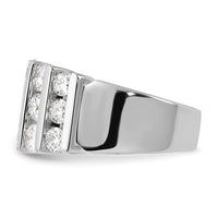 Thumbnail for 14-karat White Gold 3ctw SI1/SI2, G H I, Lab Grown Diamond Band