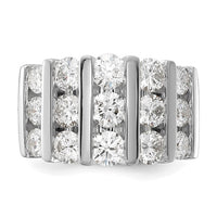 Thumbnail for 14-karat White Gold 3ctw SI1/SI2, G H I, Lab Grown Diamond Band