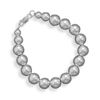 Thumbnail for 10mm Sterling Silver Bead Strand