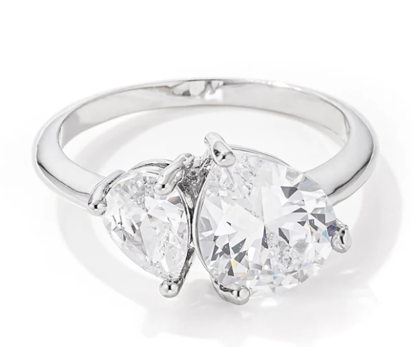 🎁 Milano Dream Toi et Moi CZ Engagement Ring (100% off)