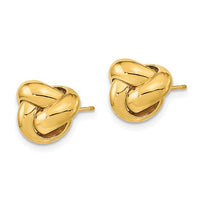 Thumbnail for 14-karat Polished Love Knot Post Earrings