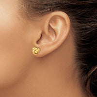 Thumbnail for 14-karat Polished Love Knot Post Earrings