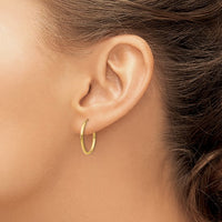 Thumbnail for 14karat 1.5mm Polished Round Endless Hoop Earrings