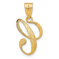 Thumbnail for 14-karat Diamond Script Letter C Initial Pendant