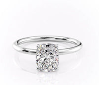 Thumbnail for Ladies Cushion Shape Diamond Engagement ring solitaire