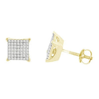 Thumbnail for LADIES EARRINGS 1/4 CT ROUND DIAMOND 10K YELLOW GOLD