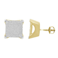 Thumbnail for LADIES EARRINGS 3/4 CT ROUND DIAMOND 10K YELLOW GOLD