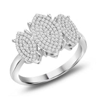 Thumbnail for LADIES RING 1/3 CT ROUND DIAMOND 10K WHITE GOLD