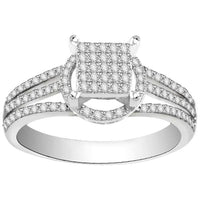 Thumbnail for LADIES RING 1/3 CT ROUND DIAMOND 10K WHITE GOLD