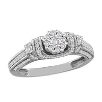 Thumbnail for LADIES RING 1/2 CT ROUND DIAMOND 14K WHITE GOLD