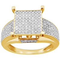Thumbnail for LADIES RING 5/8 CT ROUND DIAMOND 10K YELLOW GOLD