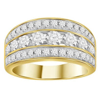 Thumbnail for LADIES RING 2 CT ROUND DIAMOND 14K YELLOW GOLD