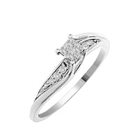 Thumbnail for LADIES RING 1/4 CT ROUND/PRINCESS DIAMOND 10K TT WHITE/ROSE GOLD