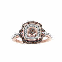 Thumbnail for LADIES RING 1/5 CT ROUND DIAMOND 10K ROSE GOLD