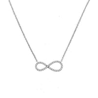 Thumbnail for LADIES PENDANT WITH CHAIN 1/6 CT ROUND DIAMOND 10K WHITE GOLD