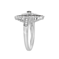Thumbnail for LADIES RING 1/4 CT ROUND/CHOCOLATE DIAMOND 10K WHITE GOLD