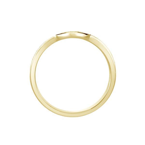 LADIES BRIDAL RING 1/3 CT ROUND DIAMOND 10K YELLOW GOLD