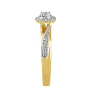 Thumbnail for LADIES RING 1/5 CT ROUND DIAMOND 10K YELLOW GOLD 