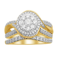 Thumbnail for LADIES RING 1 CT ROUND DIAMOND 14K YELLOW GOLD