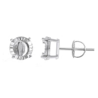 Thumbnail for LADIES SEMI MOUNT EARRINGS 3/4 CT ROUND DIAMOND 10K WHITE GOLD