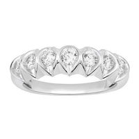 Thumbnail for LADIES RING 3/4 CT ROUND DIAMOND 10K WHITE GOLD