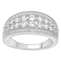 Thumbnail for LADIES RING 1 CT ROUND DIAMOND 10K WHITE GOLD