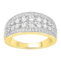 Thumbnail for LADIES RING 1 CT ROUND DIAMOND 10K YELLOW GOLD