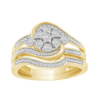 Thumbnail for LADIES RING 1/4 CT ROUND 10K YELLOW GOLD