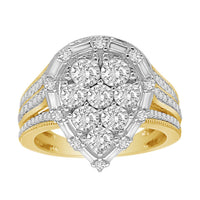 Thumbnail for LADIES RING 3/4 CT ROUND DIAMOND 10K YELLOW GOLD