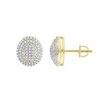 Thumbnail for LADIES EARRING 1/4 CT ROUND DIAMOND 10K YELLOW GOLD