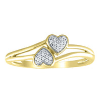 Thumbnail for LADIES RING 1/20 CT ROUND DIAMOND 10K YELLOW GOLD