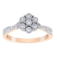Thumbnail for LADIES RING 1/5 CT ROUND DIAMOND 10K ROSE GOLD