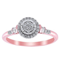 Thumbnail for LADIES RING 1/5 CT ROUND DIAMOND 10K ROSE GOLD