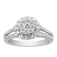 Thumbnail for LADIES RING 1 1/15 CT ROUND DIAMOND 14K WHITE GOLD