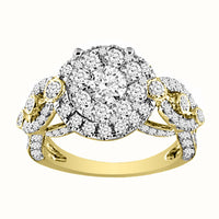 Thumbnail for LADIES RING 1 1/2 CT ROUND DIAMOND 14K YELLOW GOLD