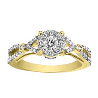 Thumbnail for LADIES RING 7/8 CT ROUND DIAMOND 14K YELLOW GOLD