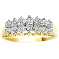 Thumbnail for LADIES RING 1/4 CT ROUND DIAMOND 10K YELLOW GOLD