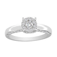 Thumbnail for LADIES RING 7/8 CT ROUND DIAMOND 14K WHITE GOLD