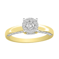 Thumbnail for LADIES RING 7/8 CT ROUND DIAMOND 14K YELLOW GOLD