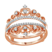 Thumbnail for LADIES RING 1/4 CT ROUND DIAMOND 14K ROSE GOLD