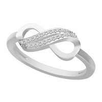 Thumbnail for LADIES RING 1/10 CT ROUND DIAMOND 10K WHITE GOLD