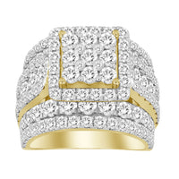 Thumbnail for LADIES RING 5 CT ROUND DIAMOND 10K YELLOW GOLD