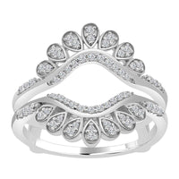 Thumbnail for LADIES RING 1/4 CT ROUND DIAMOND 10K WHITE GOLD