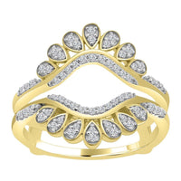 Thumbnail for LADIES RING 1/4 CT ROUND DIAMOND 10K YELLOW GOLD