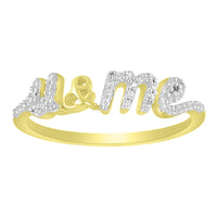 Thumbnail for LADIES RING 1/6 CT ROUND DIAMOND 10K YELLOW GOLD